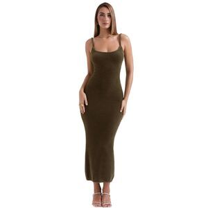 House of CB | Dresses | Rafaela Lace Inset Silk Blendcocktail Dress |  Poshmark